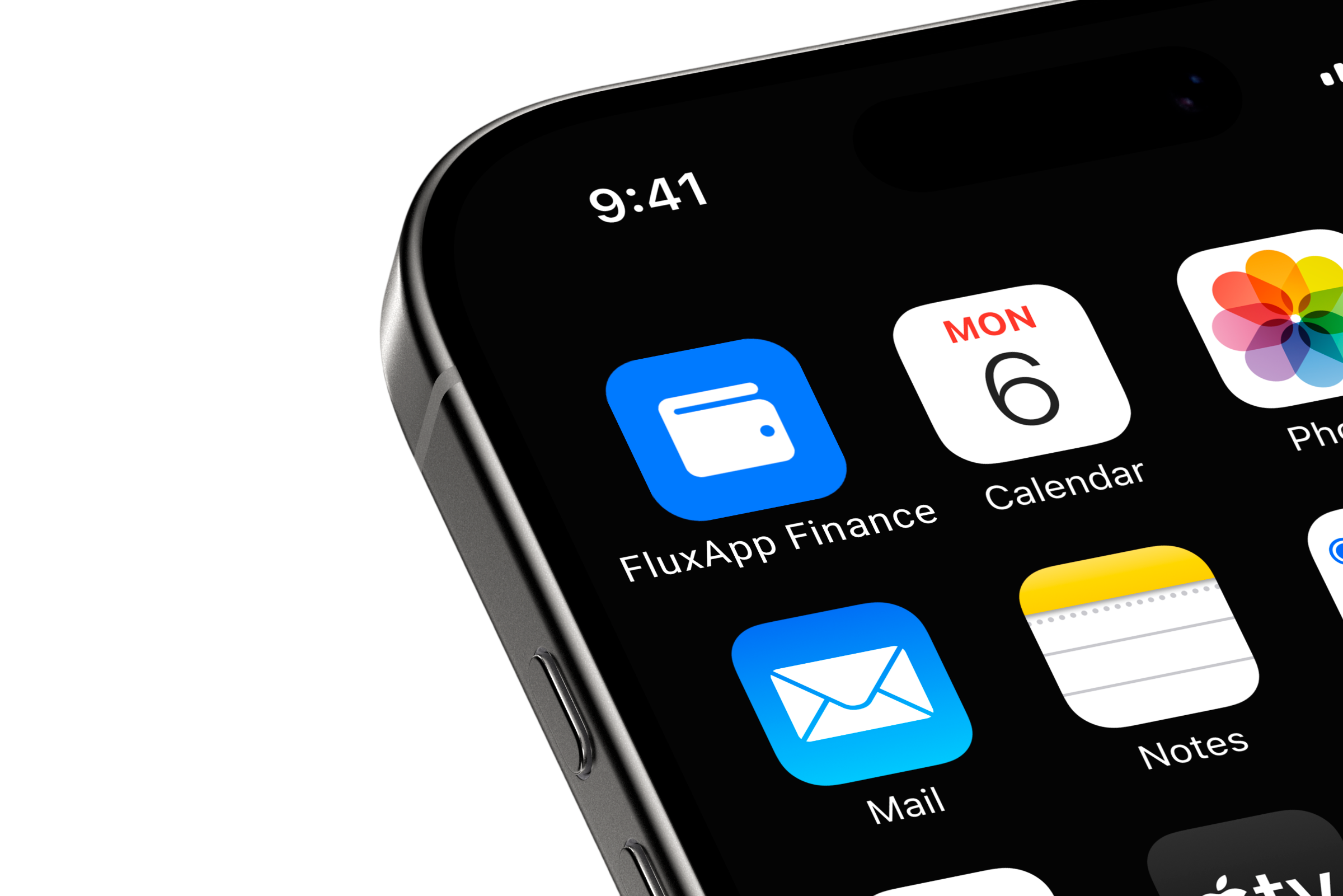 Ícono de FluxApp en inicio